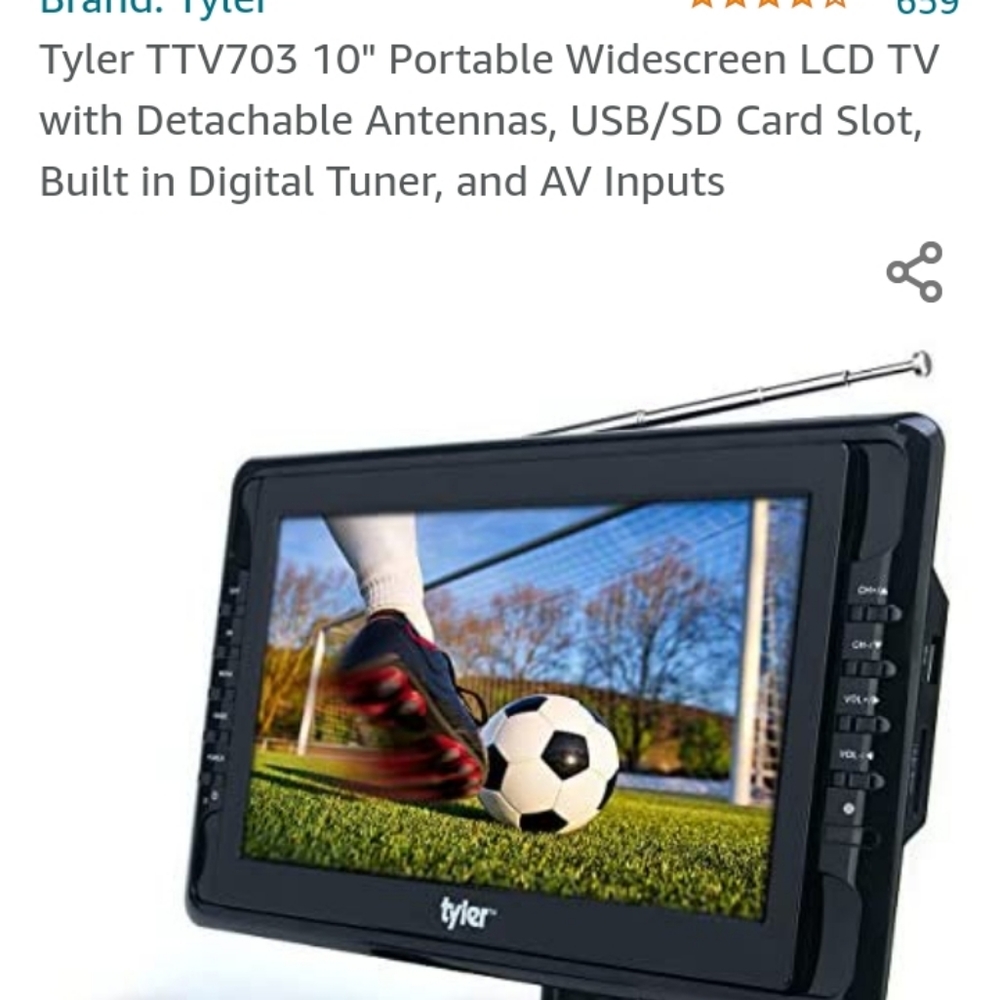 Tyler led 10in tv
